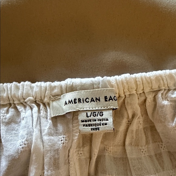 American Eagle Outfitters White Lace Trim Top - Picture 4 of 4